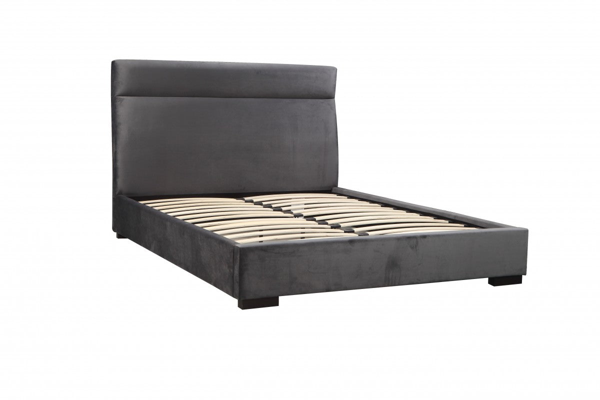 KING PLATFORM BED - GREY