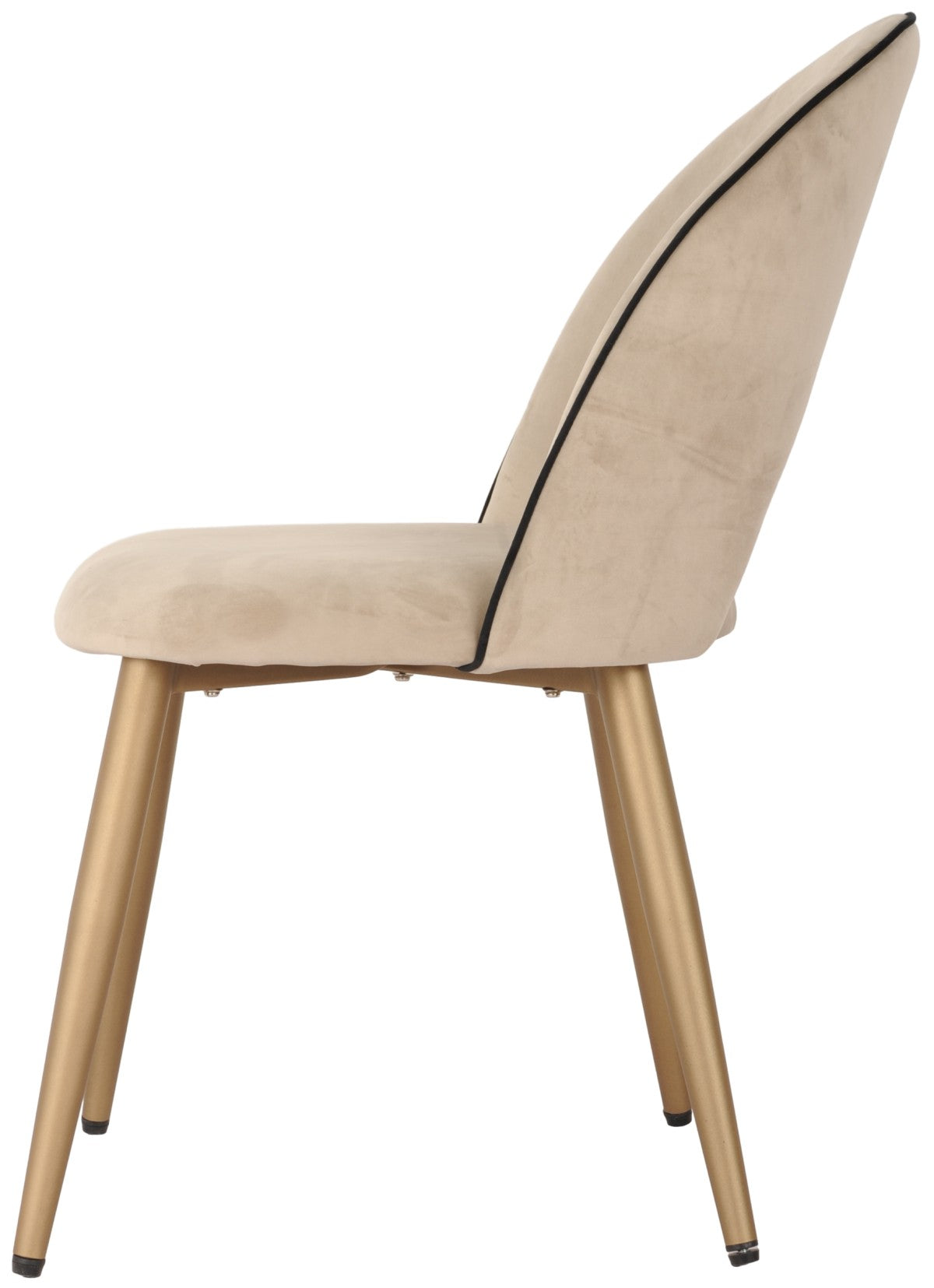 DINING CHAIR, SET OF 2 - BEIGE