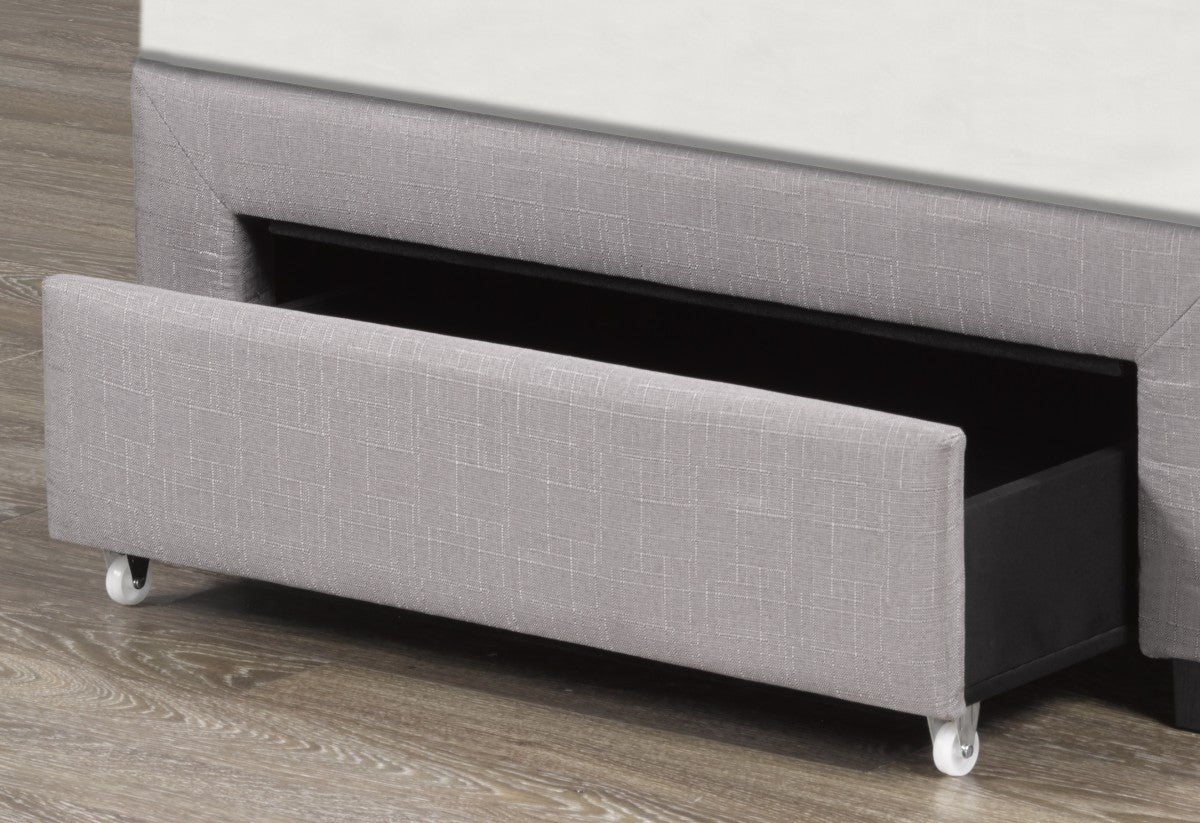 TWIN BED BASE - GREY