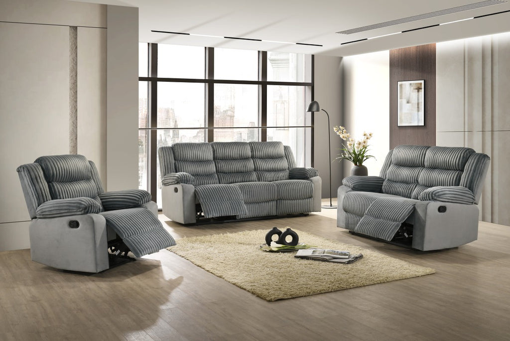 RECLINER SOFA - GREY