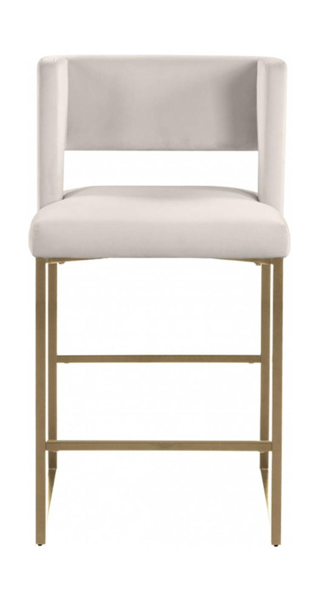 COUNTER STOOL, SET OF 2 - BEIGE