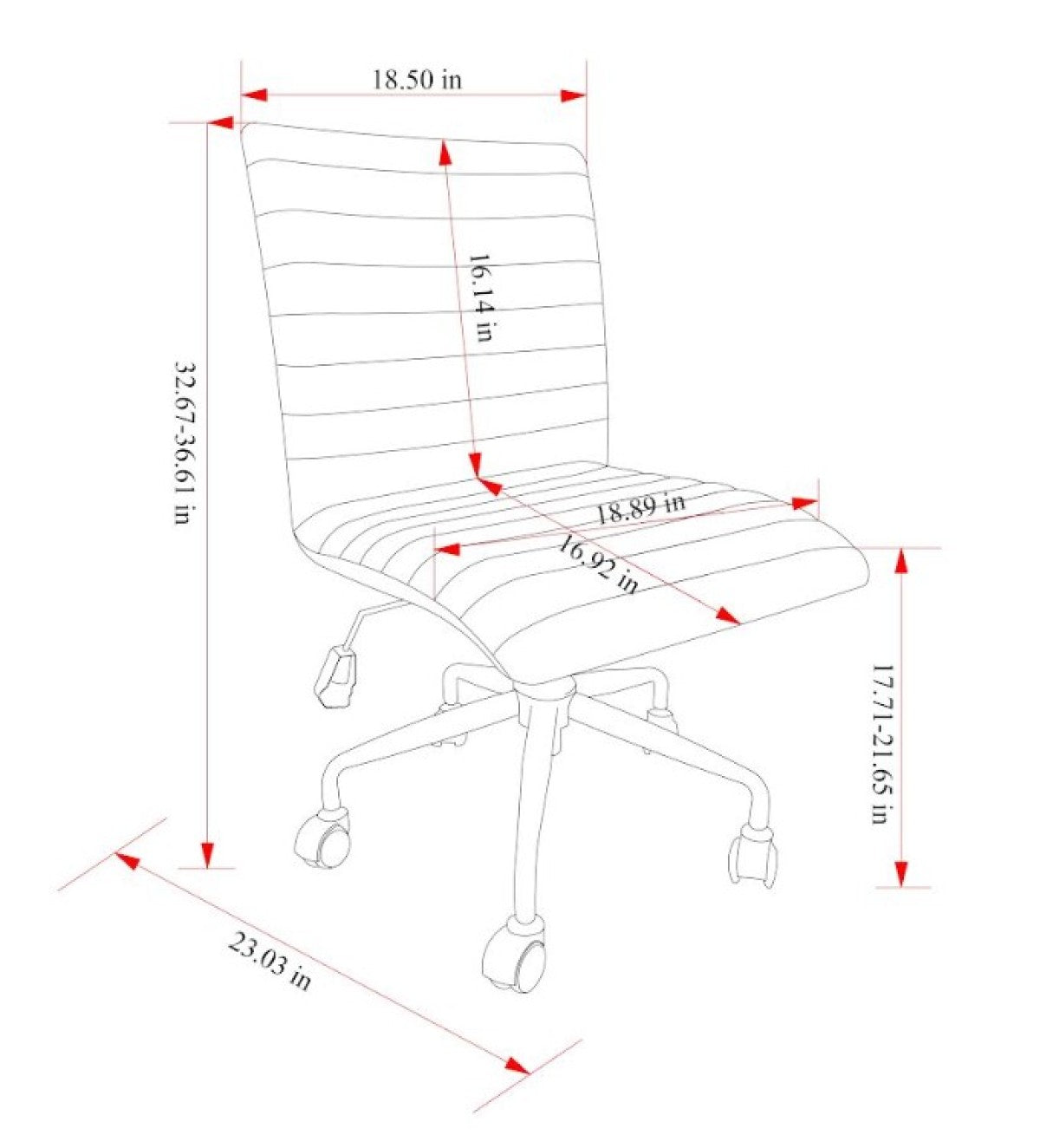 OFFICE CHAIR - BEIGE