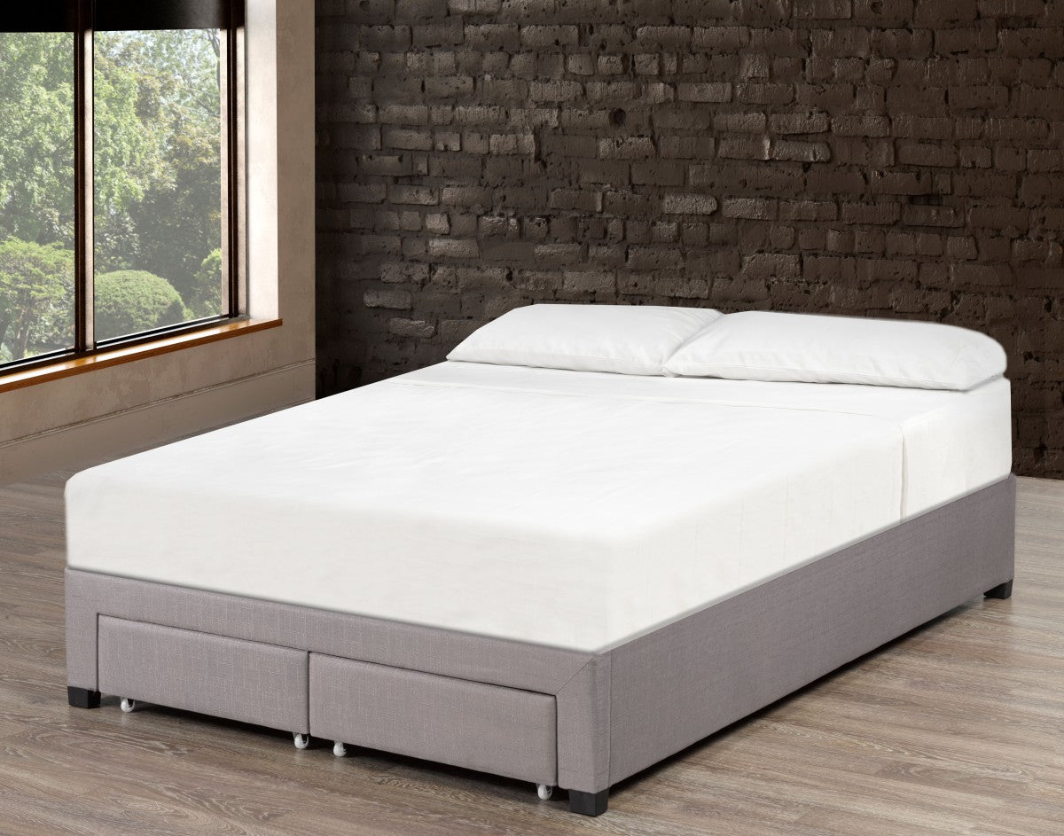 QUEEN BED BASE - GREY