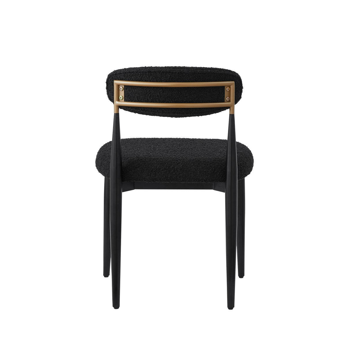 DINING CHAIR, SET OF 2 - BLACK