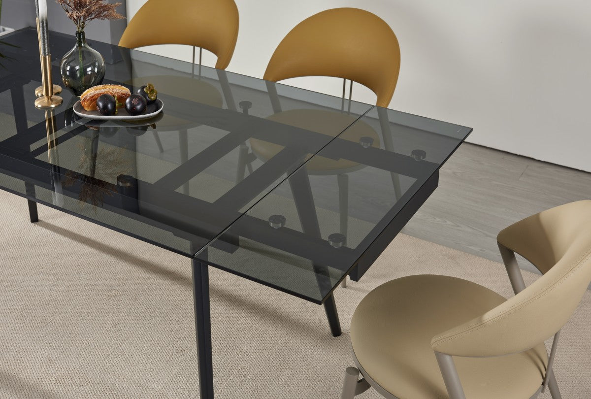 EXT. DINING TABLE - BLACK
