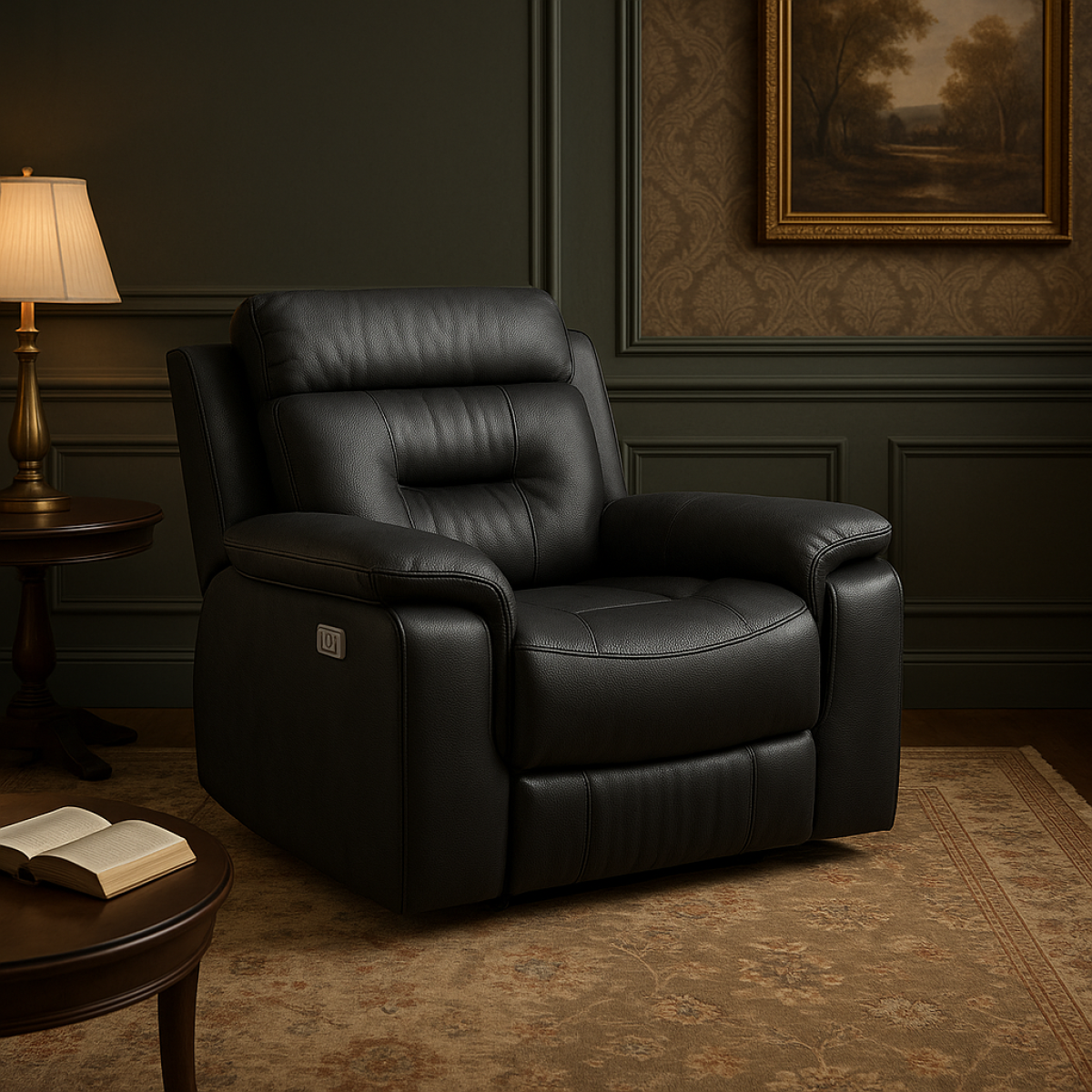 RECLINER - BLACK