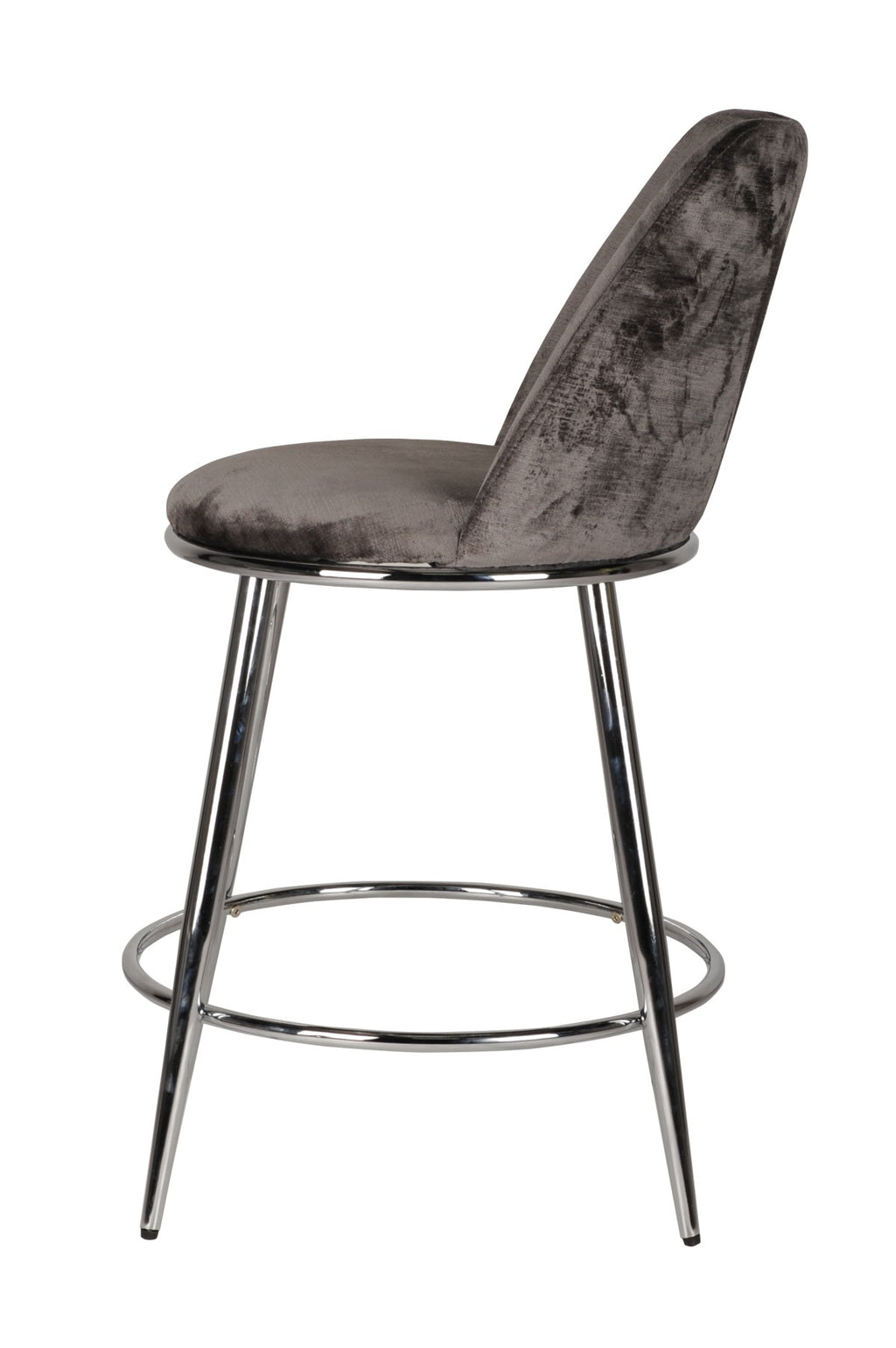 COUNTER STOOL, SET OF 2, GREY