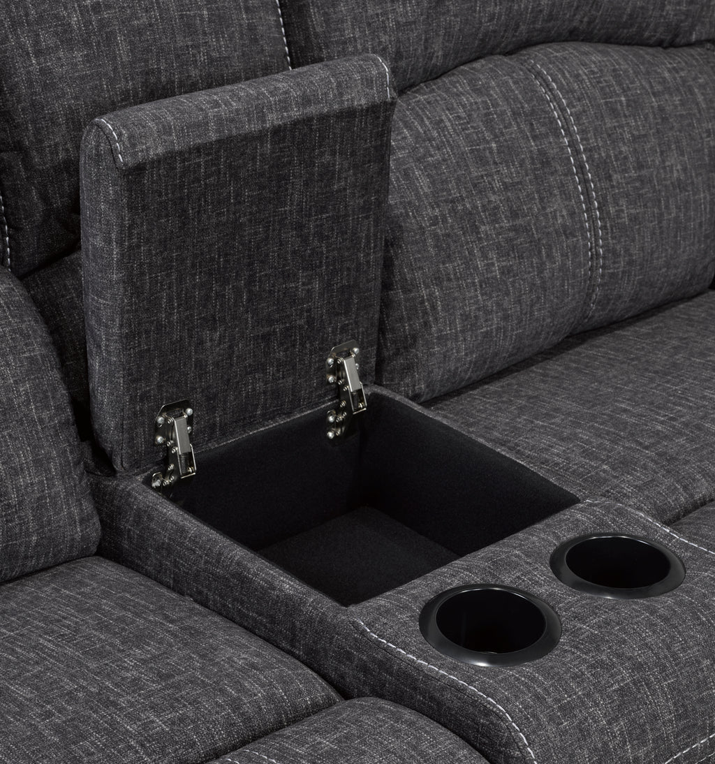 RECLINER LOVESEAT - GREY