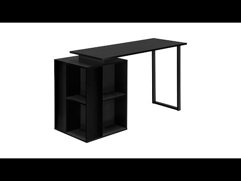 COMPUTER DESK - 55""L / BLACK OAK LEFT OR RIGHT FACING