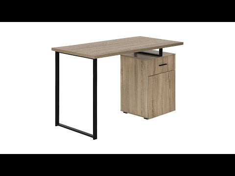 COMPUTER DESK - 48""L / DARK TAUPE LEFT OR RIGHT FACING