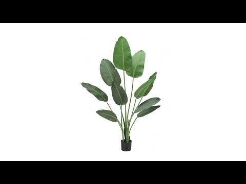 ARTIFICIAL PLANT - 60""H / INDOOR BIRD OF PARADISE 5"" POT