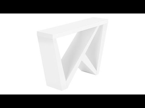 ACCENT TABLE - 48""L / WHITE HALL CONSOLE