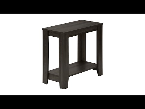 ACCENT TABLE - 22""H / BROWN OAK