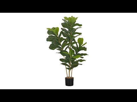 ARTIFICIAL PLANT - 41""H / INDOOR FIDDLE TREE IN A 5"" POT